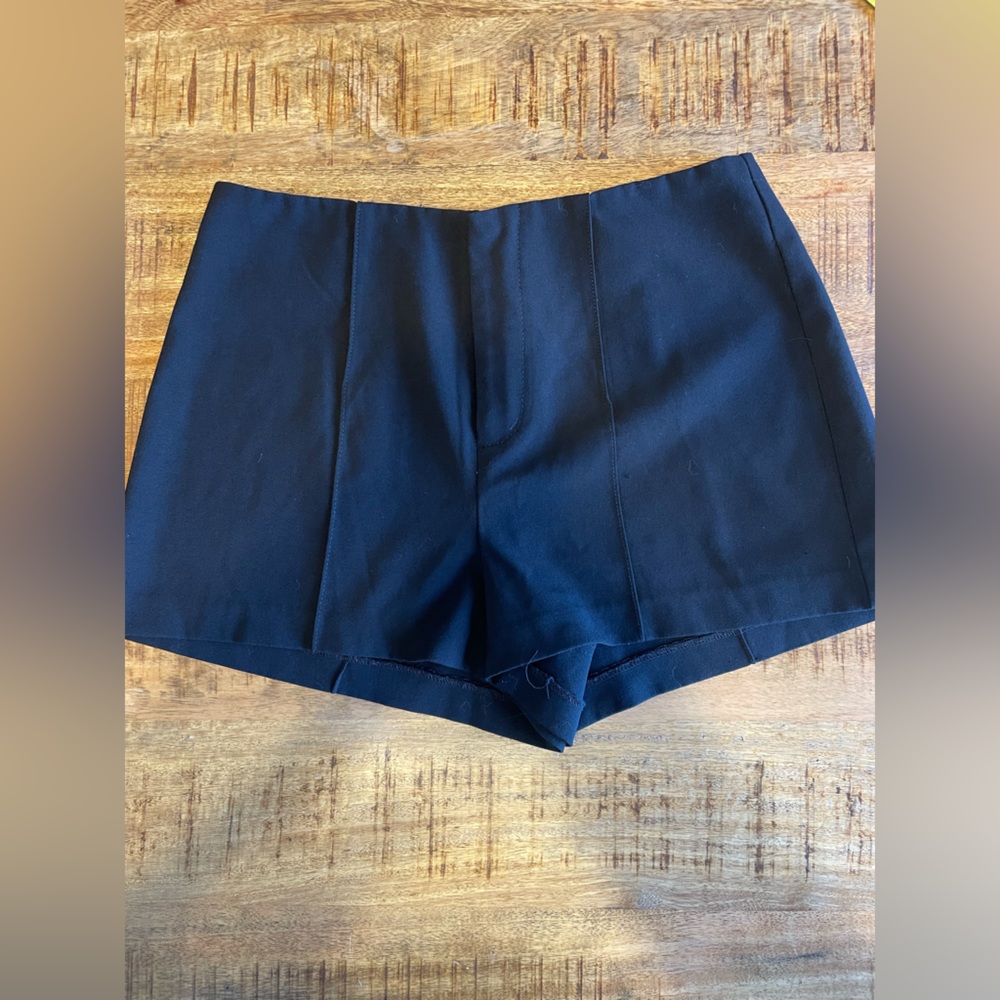 Forever 21 high rise black dress shorts